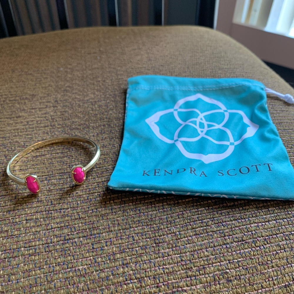 Kendra Scott Elton Cuff Hot Pink